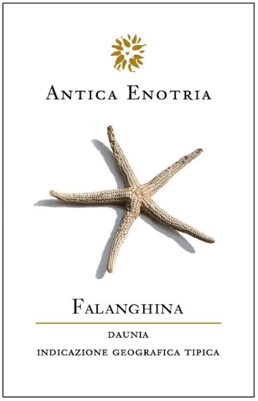 Antica Enotria Daunia Falanghina 2015 Front Label