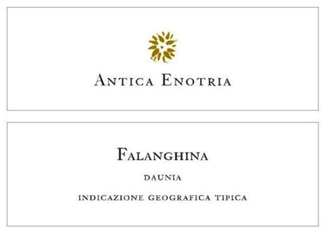 Antica Enotria Daunia Falanghina 2012 Front Label