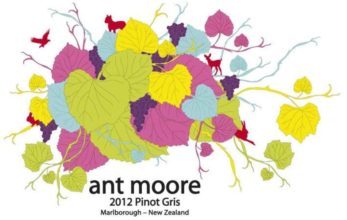 Antmoore Wineworks Pinot Gris 2012 Front Label