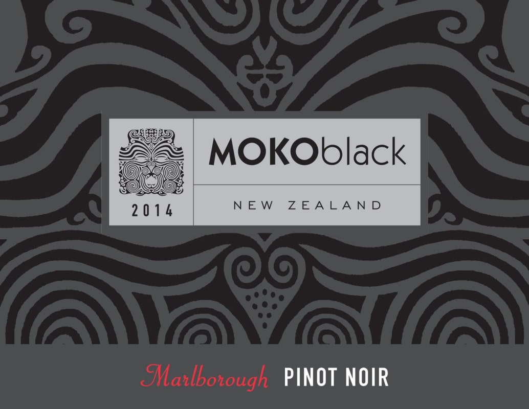 Antmoore Wineworks Moko Black Pinot Noir 2014 Front Label