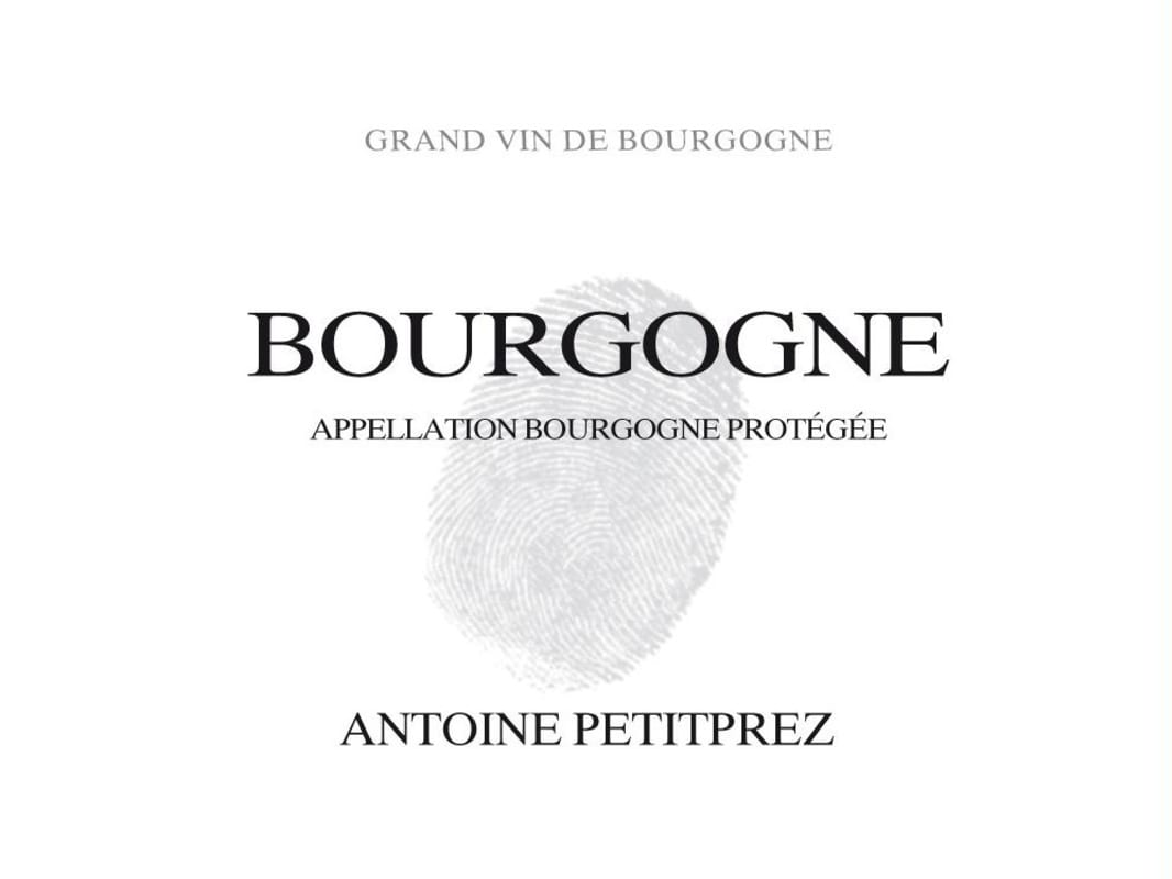 Antoine Petitprez Bourgogne Rouge 2013 Front Label