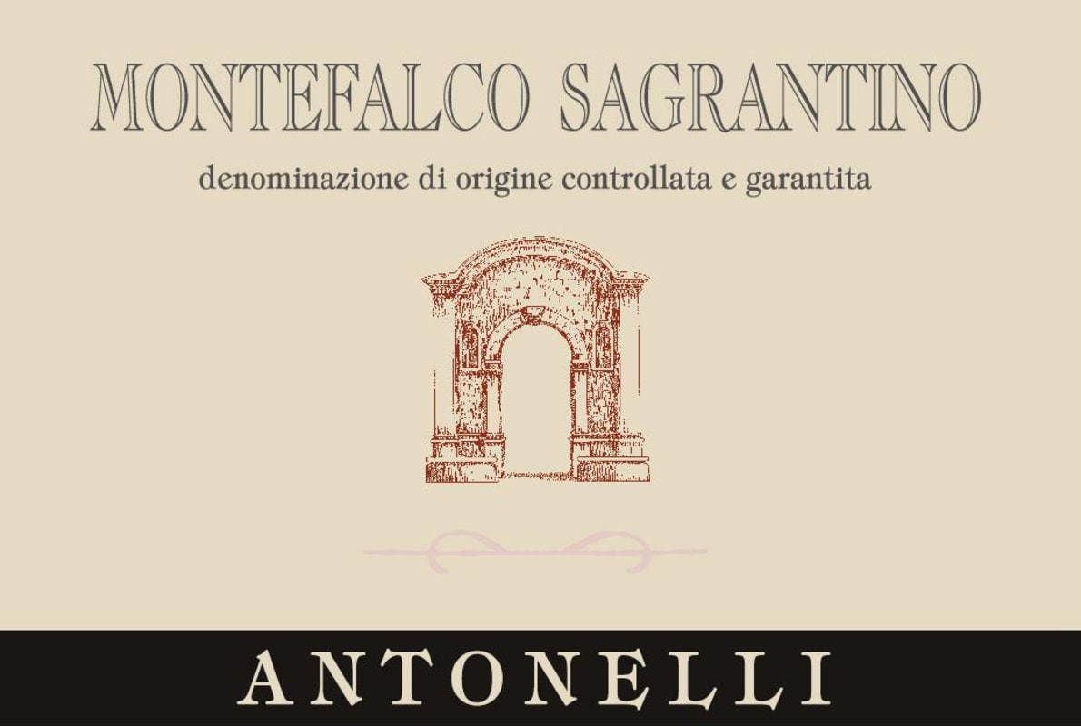 Antonelli San Marco Montefalco Sagrantino 2009 Front Label