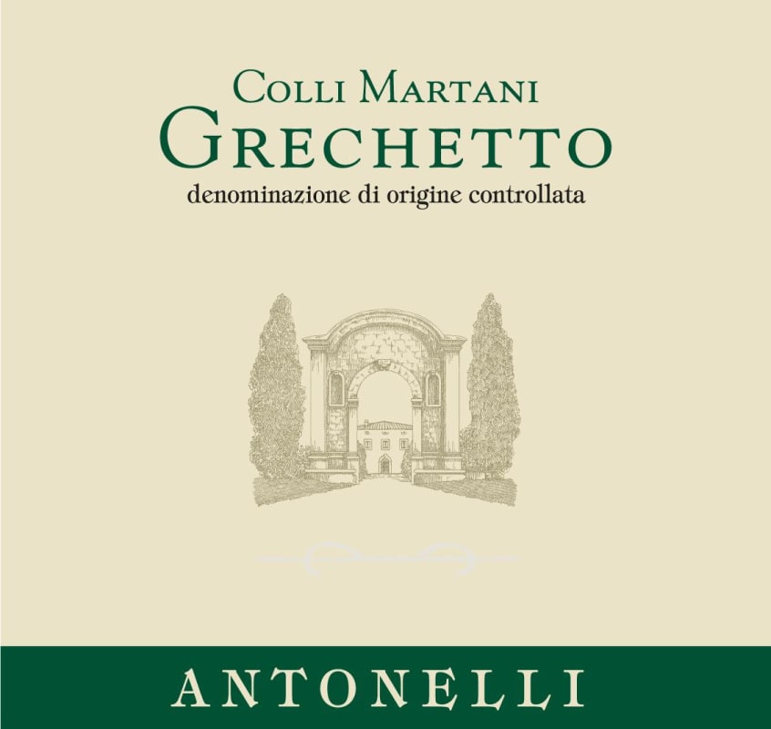 Antonelli San Marco Colli Martani Grechetto 2015 Front Label