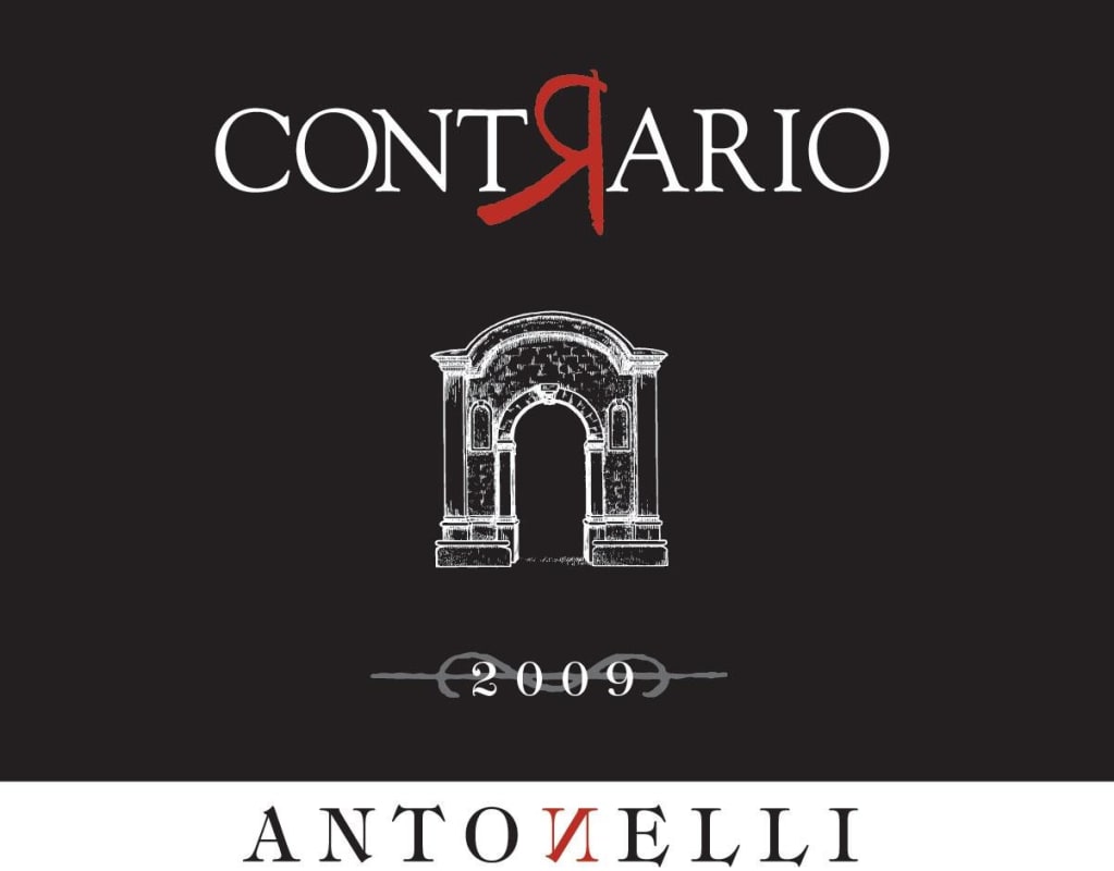 Antonelli San Marco Umbria Contrario Rosso 2009 Front Label