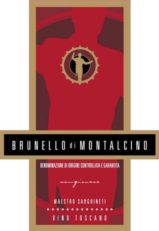 Antonio Sanguineti by Small Vineyards Brunello di Montalcino 2003 Front Label
