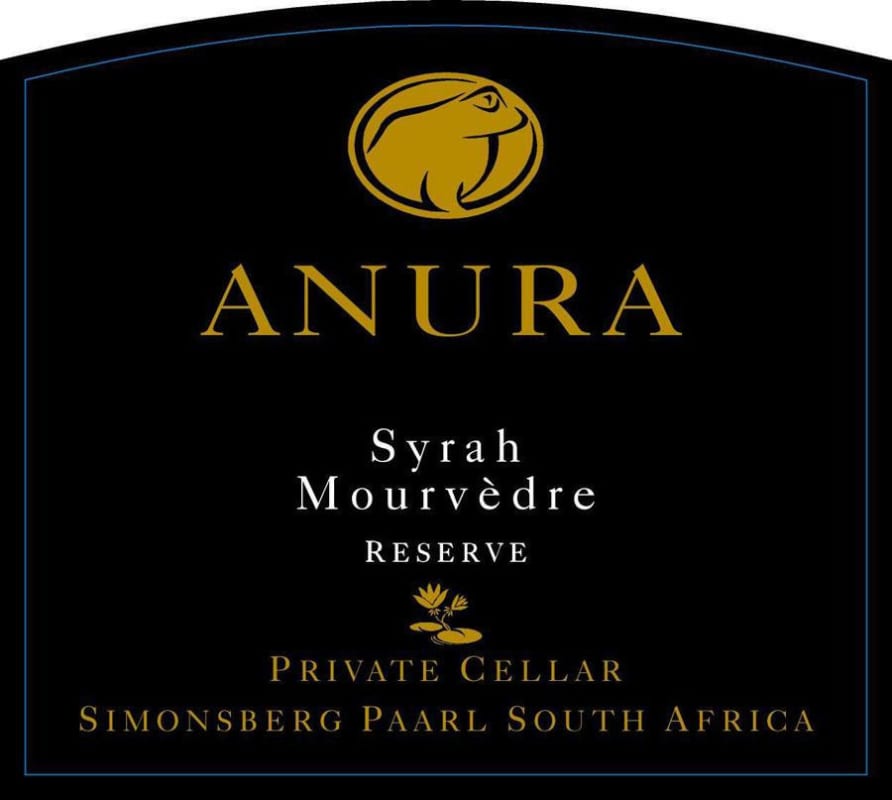 Anura Vineyards Private Cellar Reserve Syrah Mourvedre 2004 Front Label
