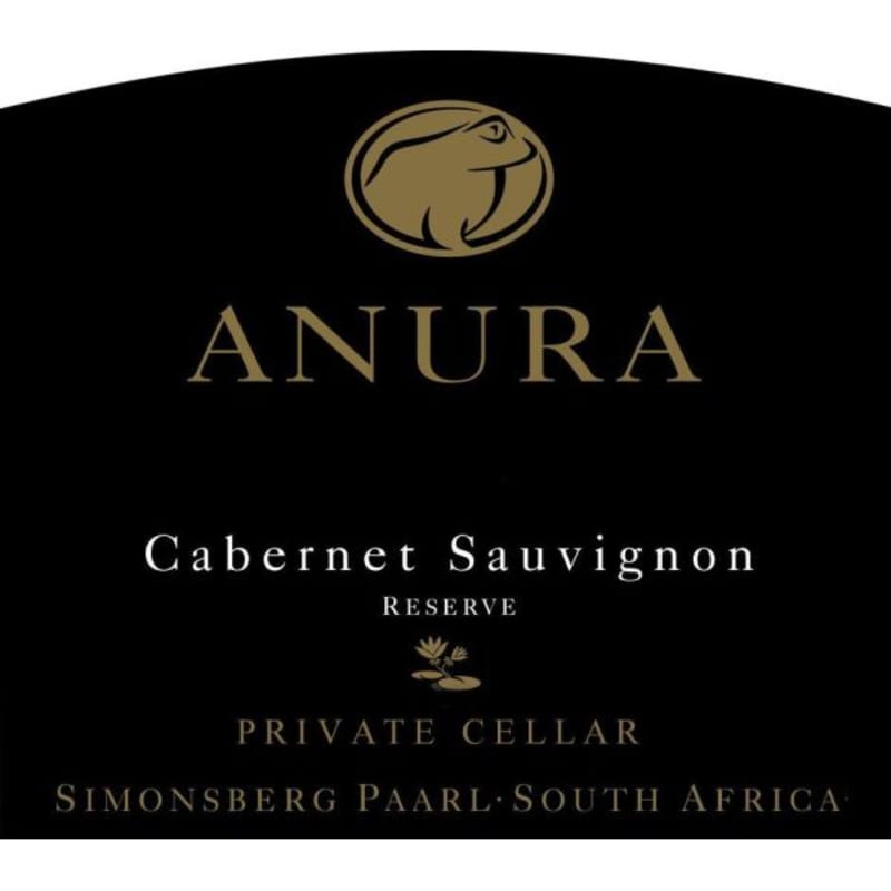 Anura Vineyards Private Cellar Reserve Cabernet Sauvignon 2007 Front Label
