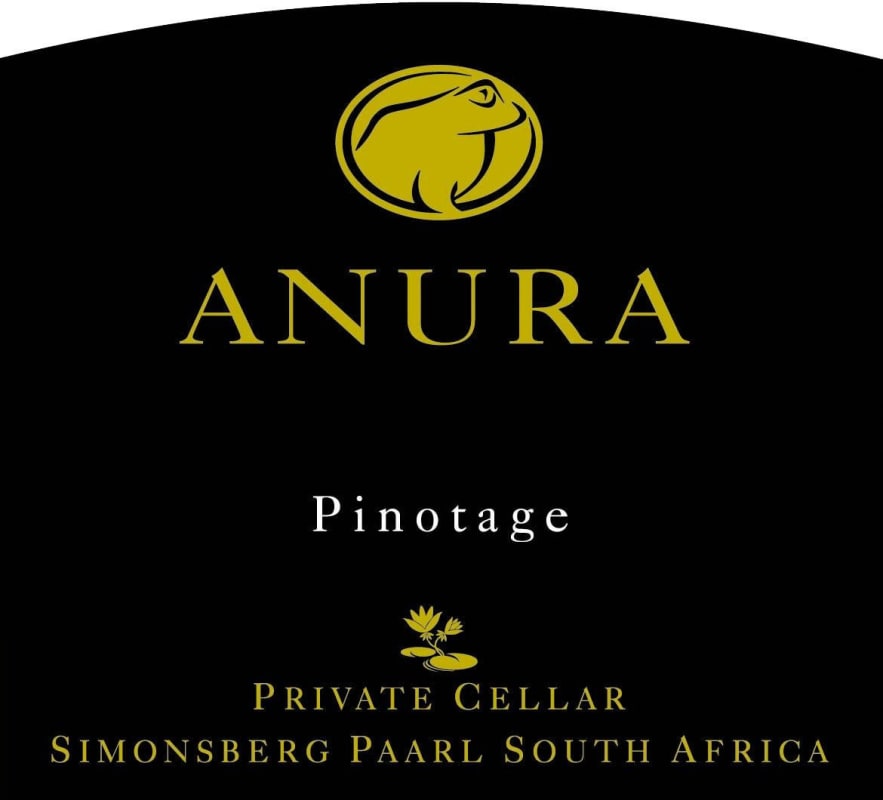 Anura Vineyards Private Cellar Pinotage 2012 Front Label