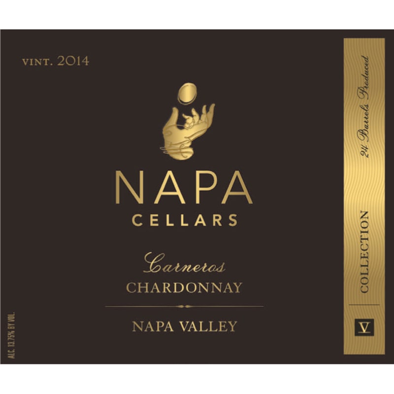 Napa Cellars V Collection Chardonnay 2014 Front Label