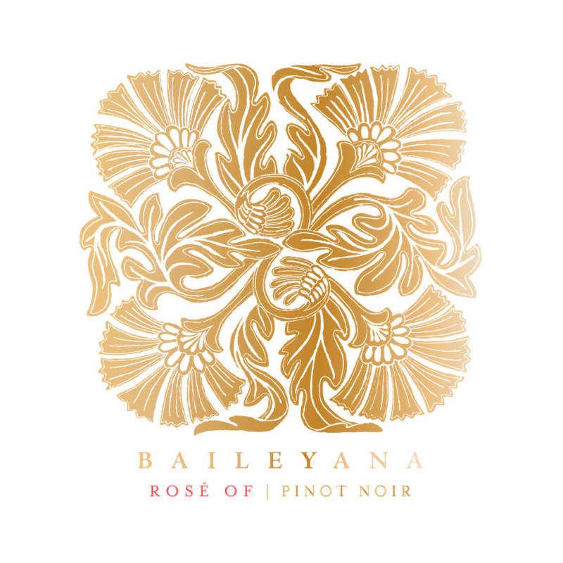Baileyana Rose of Pinot Noir 2016 Front Label