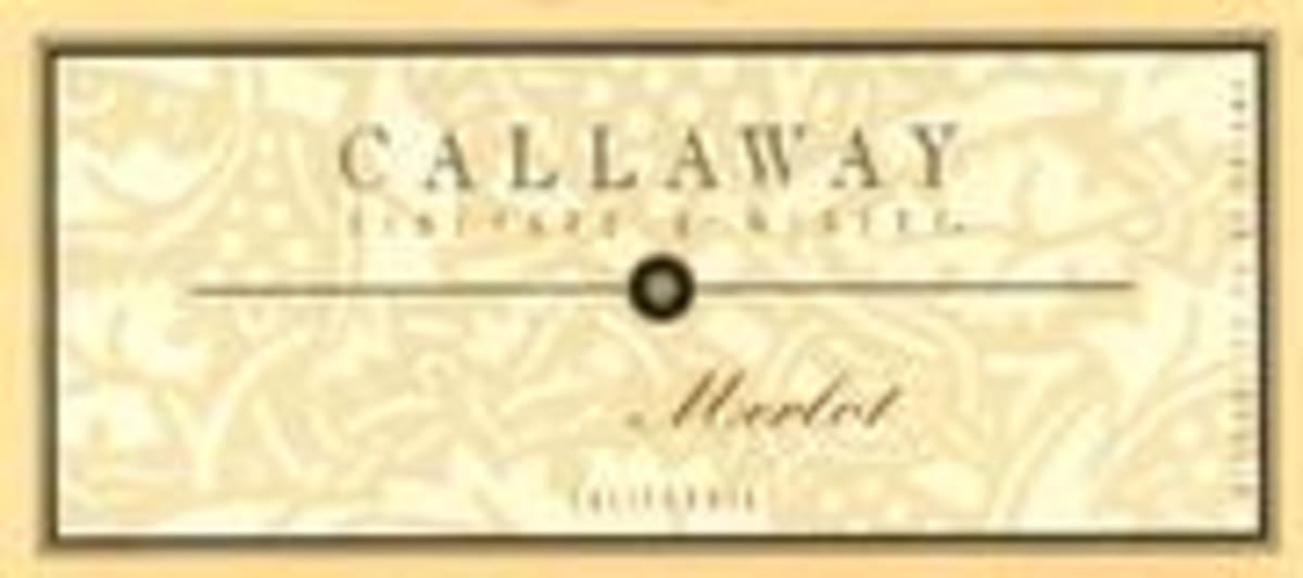 Callaway Merlot 1996 Front Label