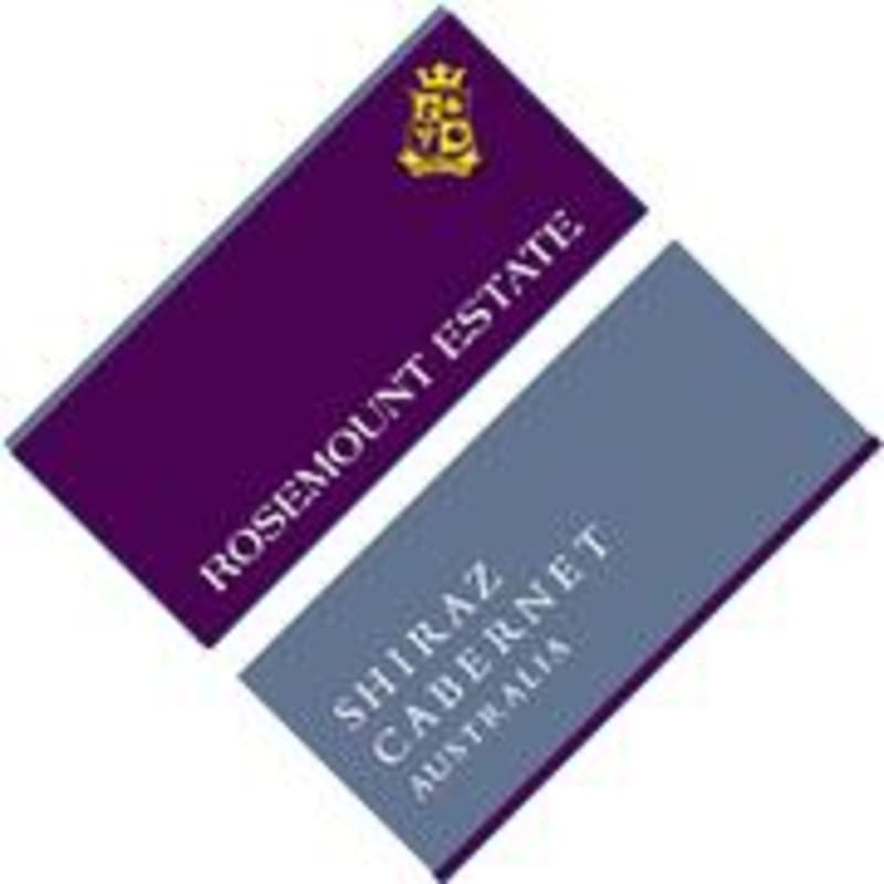 Rosemount Diamond Shiraz-Cabernet 2000 Front Label