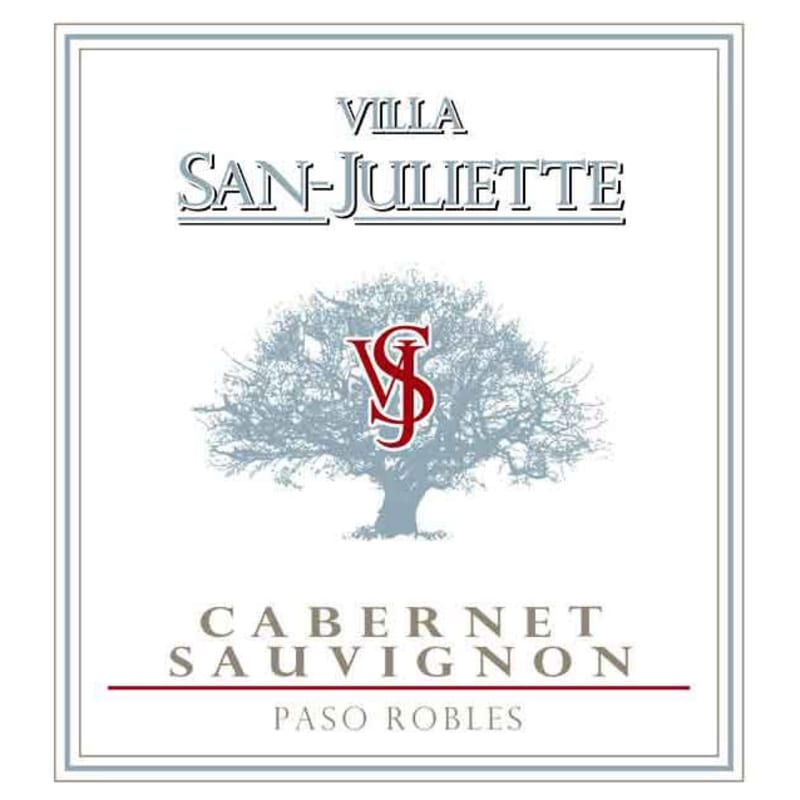 Villa San-Juliette Cabernet Sauvignon 2012 Front Label