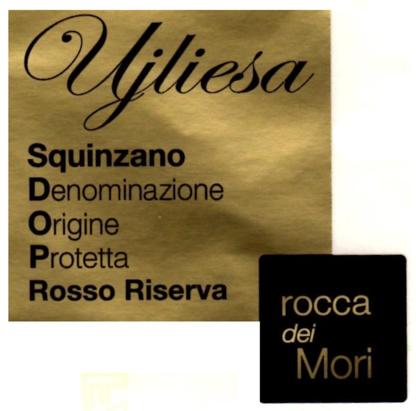 Appollonio Casa Vinicola Squinzano Rocca dei Mori Ujliesa Riserva 2008 Front Label