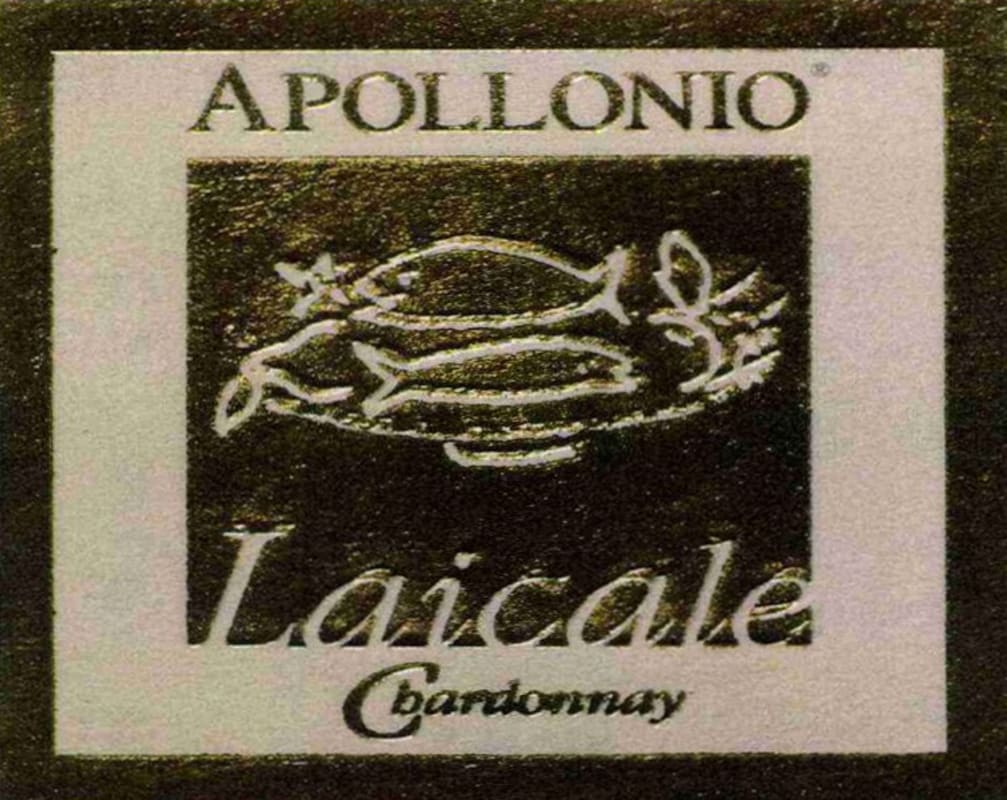 Appollonio Casa Vinicola Salento Laicale Chardonnay 2013 Front Label