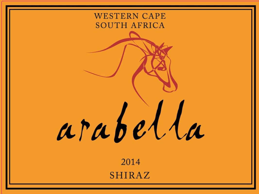 Arabella Wines Shiraz 2014 Front Label