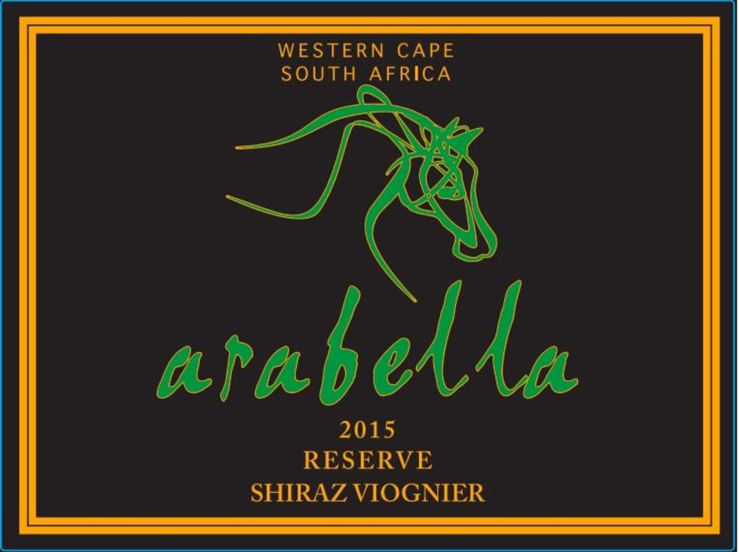 Arabella Wines Reserve Shiraz Viognier 2015 Front Label