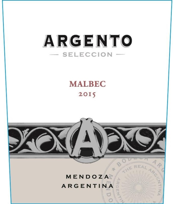Argento Argento Seleccion Malbec 2015 Front Label