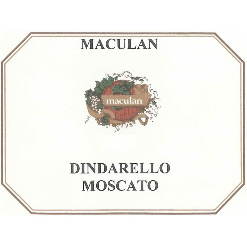 Maculan Dindarello (375ML Half-bottle) 2014 Front Label