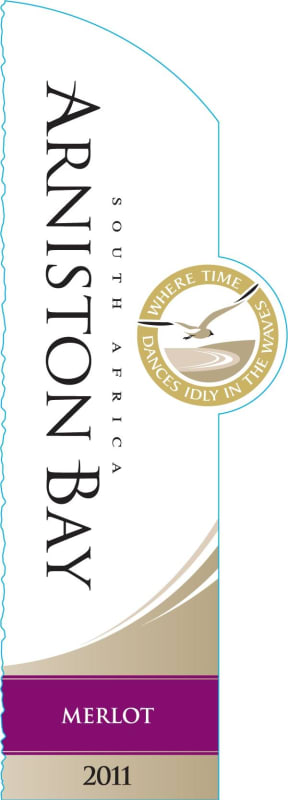 Arniston Bay Wines Merlot 2011 Front Label
