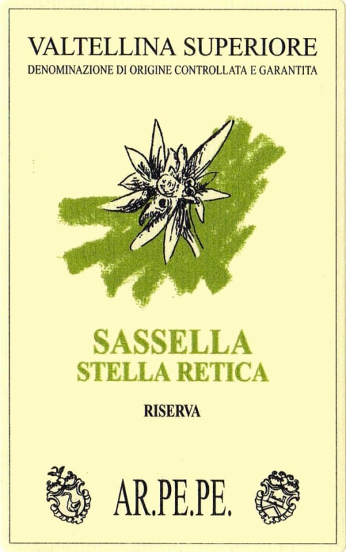 Ar. Pe. Pe. Valtellina Superiore Sassella Stella Retica Riserva 2010 Front Label