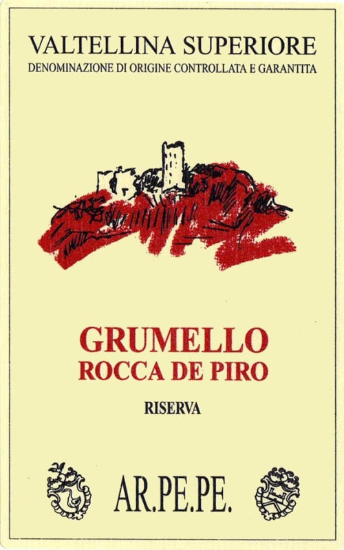 Ar. Pe. Pe. Grumello Rocca de Piro Valtellina Superiore 2006 Front Label