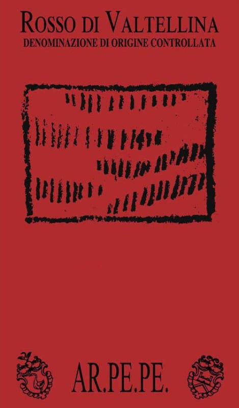 Ar. Pe. Pe. Rosso di Valtellina 2012 Front Label