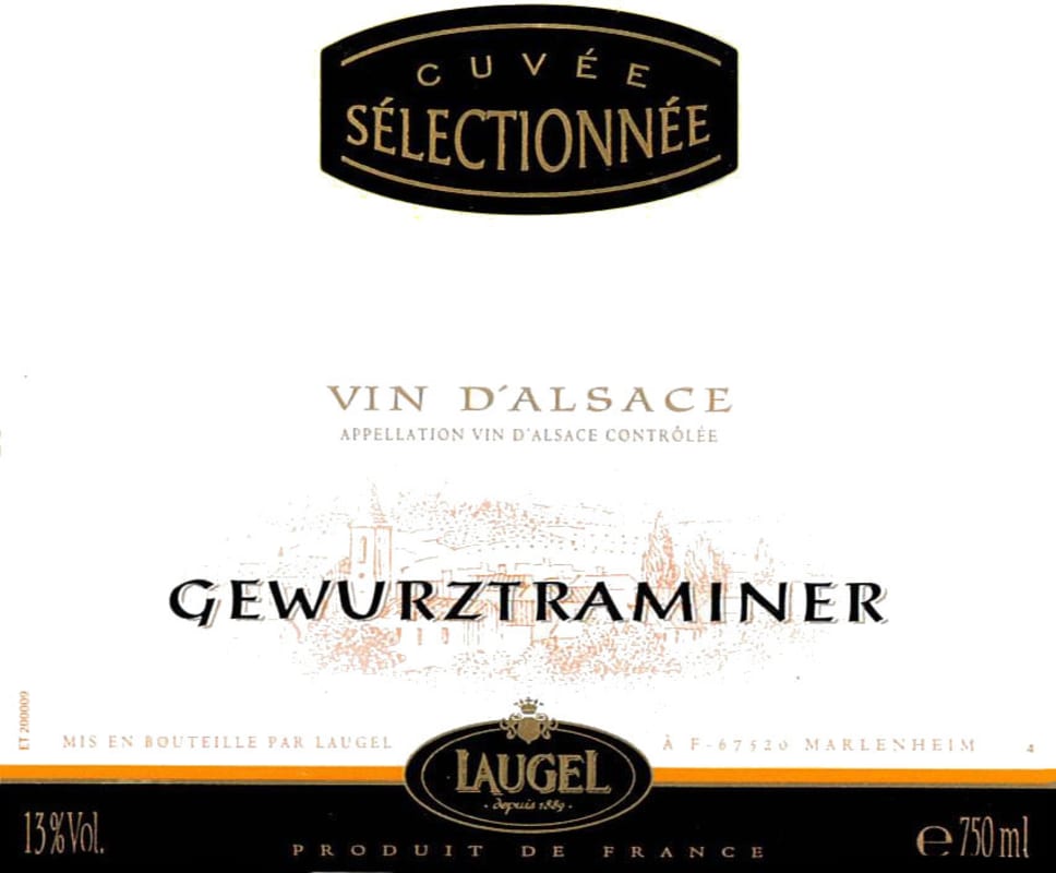 Arthur Metz Alsace Cuvee Selectionnee Gewurztraminer 2013 Front Label