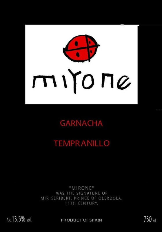 Artiga & Fustel Mirone Garnacha Tempranillo 2014 Front Label