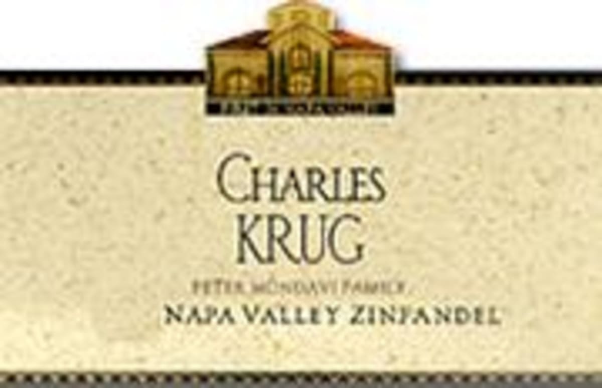 Charles Krug Zinfandel 1997 Front Label