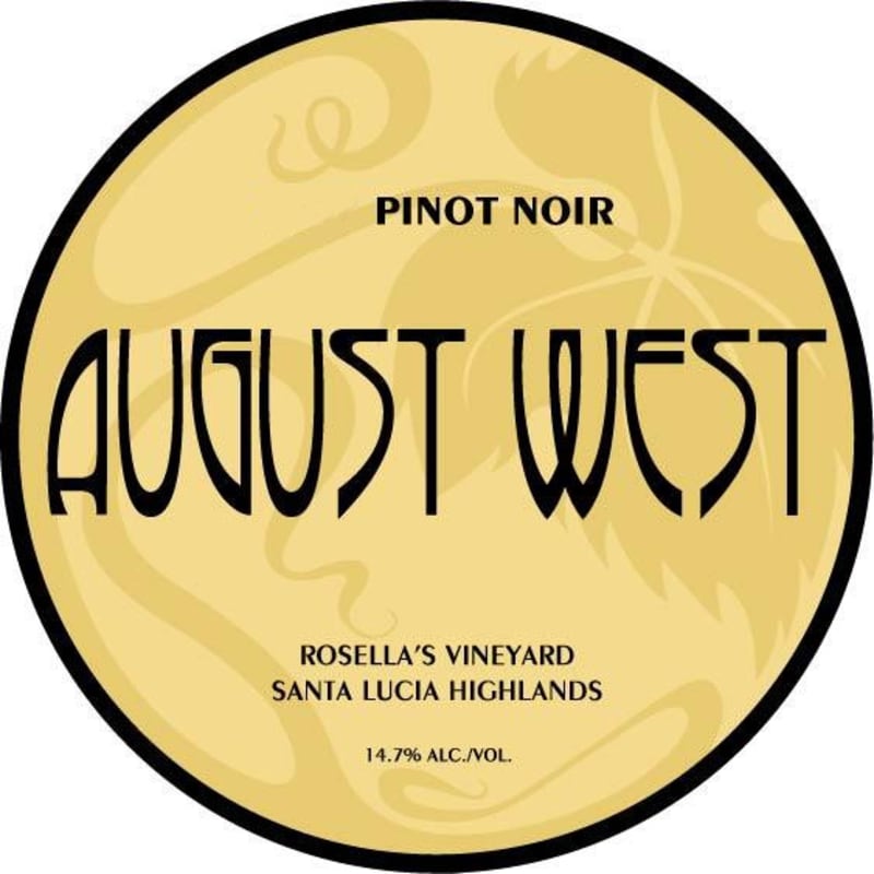 August West Rosella's Vineyard Pinot Noir 2009 Front Label