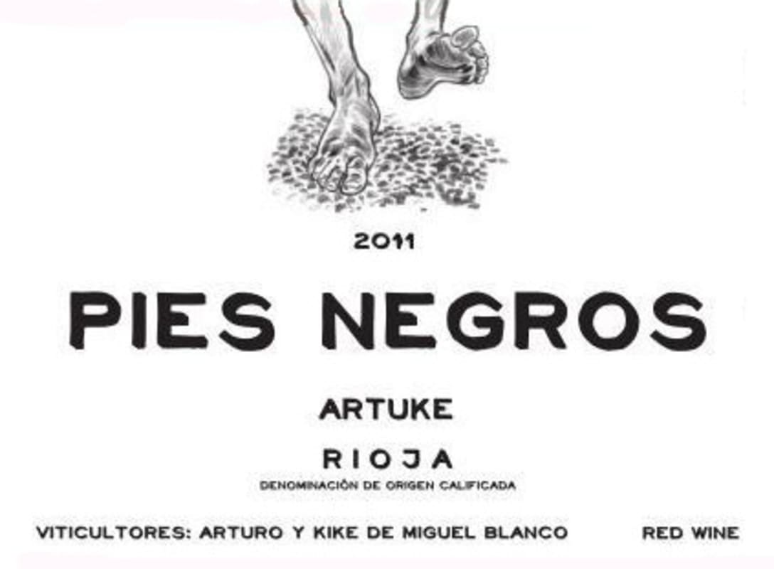 Artuke Pies Negros 2011 Front Label
