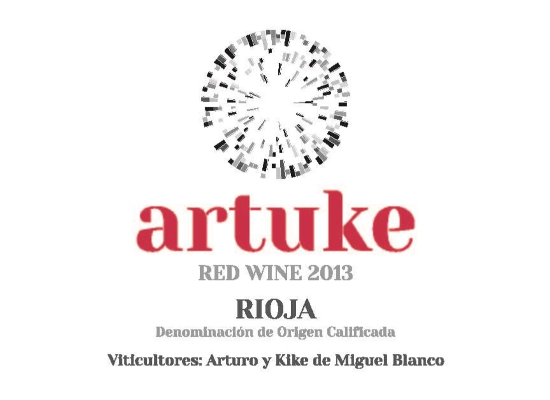 Artuke Maceracion Carbonica 2013 Front Label