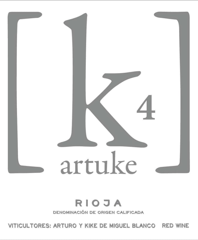 Artuke Rioja K4 2013 Front Label