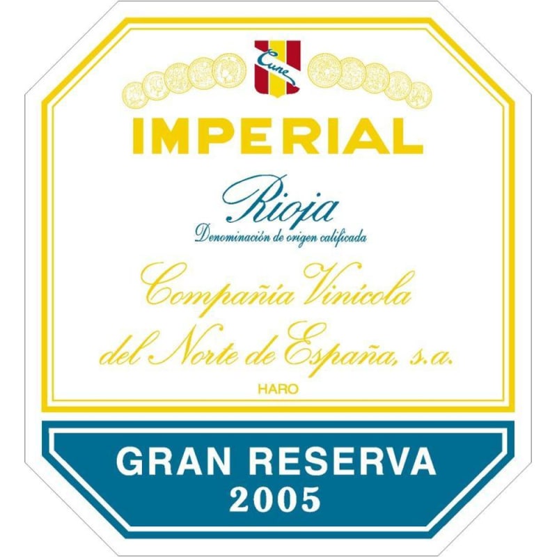 CVNE Imperial Gran Reserva Rioja (3 Liter Bottle) 2005 Front Label