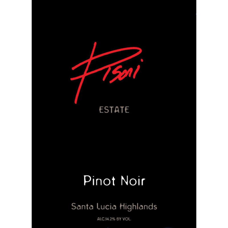Pisoni Vineyards Estate Pinot Noir 2012 Front Label