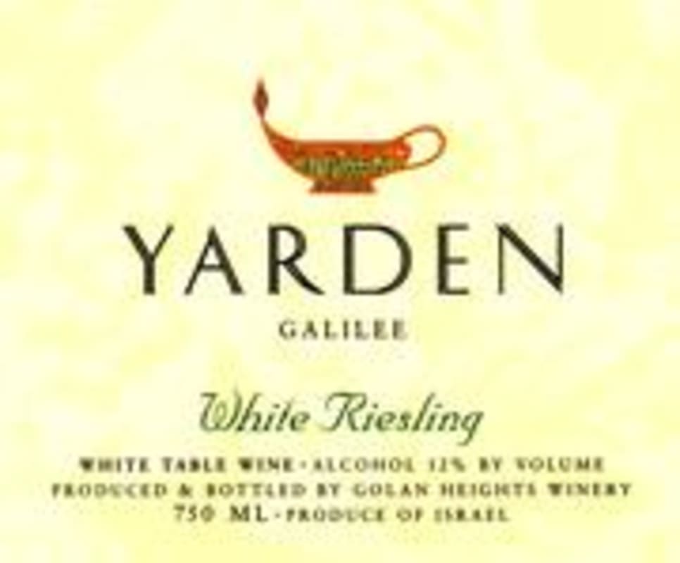Yarden White Riesling (OK Kosher) 1999 Front Label