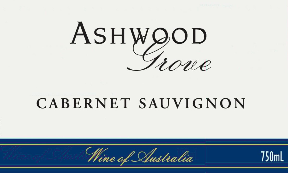 Ashwood Grove Wines Cabernet Sauvignon 2012 Front Label