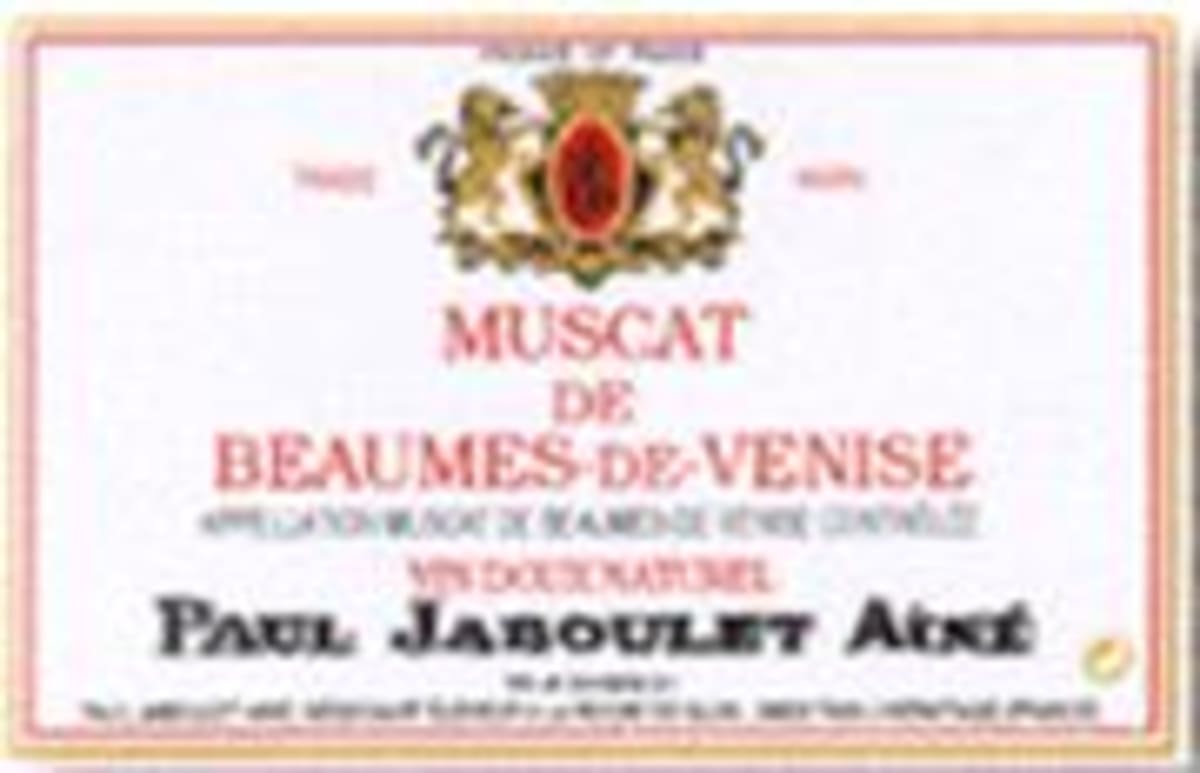Jaboulet Beaumes de Venise Muscat (375ML half-bottle) 1998 Front Label