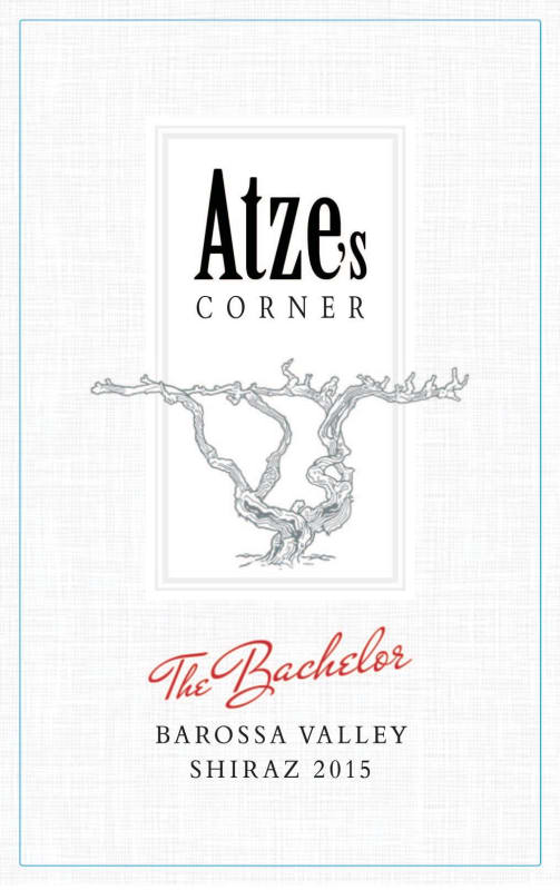 Atze's Corner Wines Barossa Valley The Bachelor 2015 Front Label