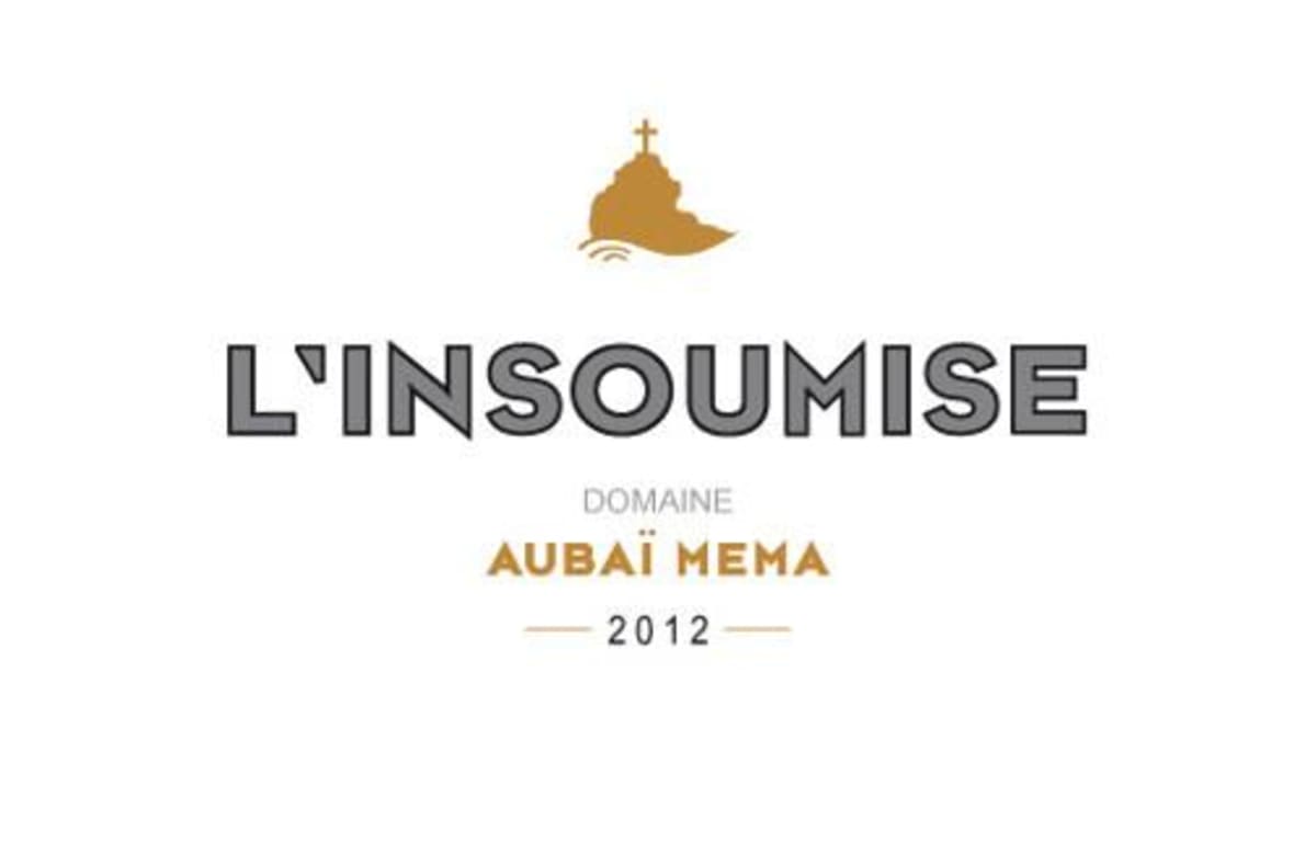 Aubai Mema L'Insoumise Rouge 2012 Front Label
