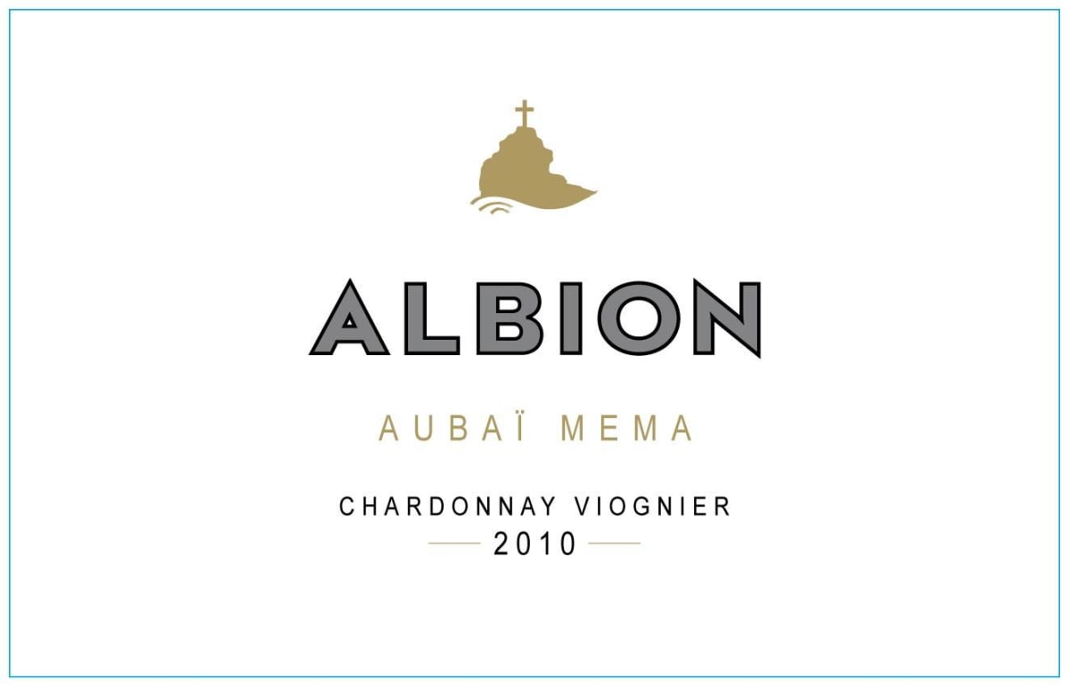 Aubai Mema Albion Chardonnay Viognier 2010 Front Label