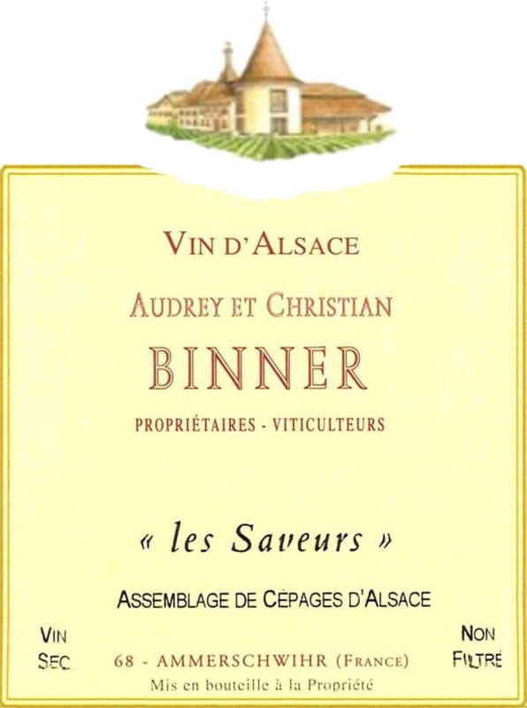 Audrey Et Christian Binner Alsace Les Saveurs 2014 Front Label