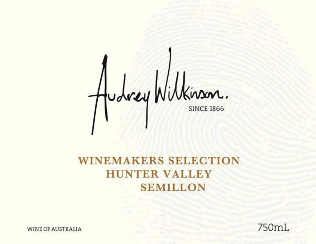 Audrey Wilkinson Vineyard Winemakers Selection Semillon 2013 Front Label
