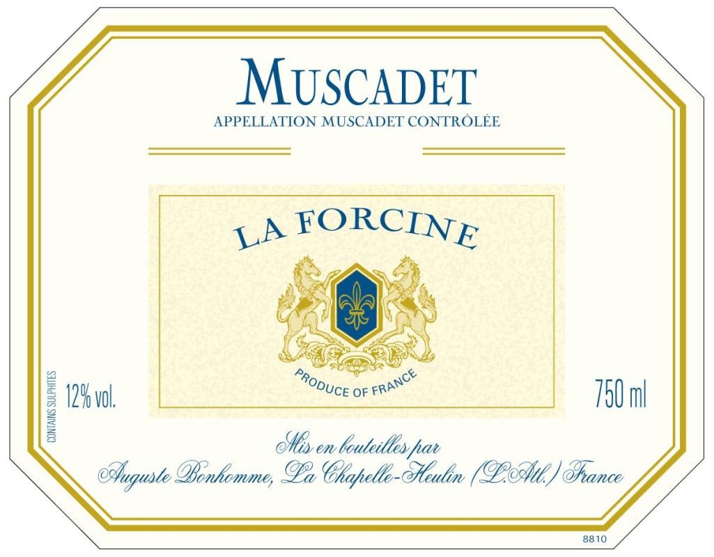 Auguste Bonhomme Muscadet La Forcine 2010 Front Label