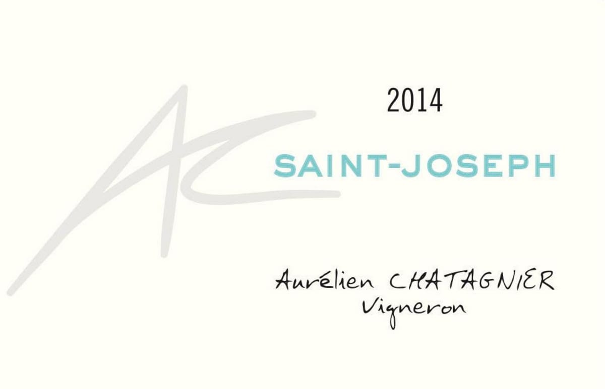 Aurelien Chatagnier Saint-Joseph Blanc 2014 Front Label