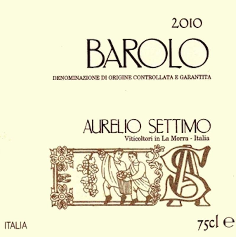 Bodega Herrero Cerezo Barolo 2010 Front Label