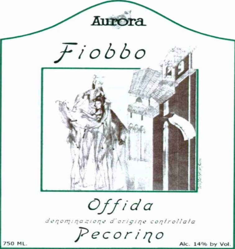 Aurora Offida Fiobbo Pecorino 2012 Front Label
