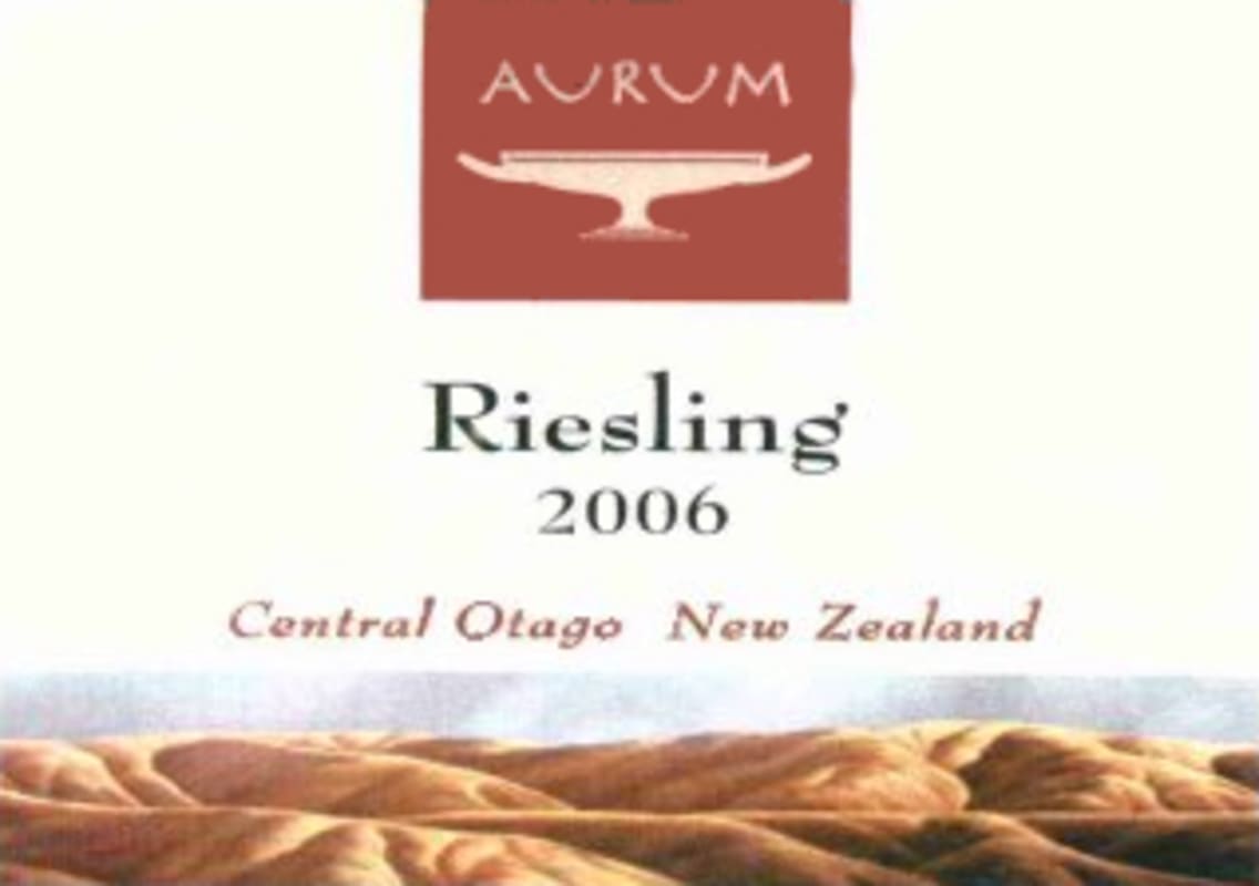 Aurum Riesling 2006 Front Label