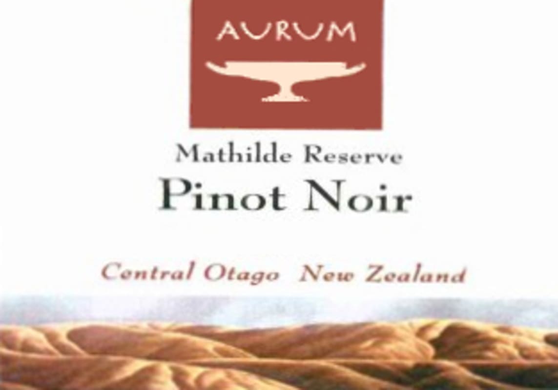 Aurum Mathilde Reserve Pinot Noir 2007 Front Label